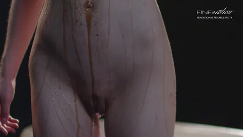 Redhead Shows Her Shaved Pussy and Fucks – photo 14 of 15
