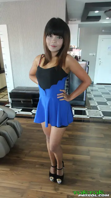 Thai Woman in Lingerie and Heels Fucks in POV