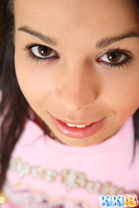 Ferrera Gomez: Skinny Brunette in Socks Fingers Herself and Spreads Wide – photo 9 of 15
