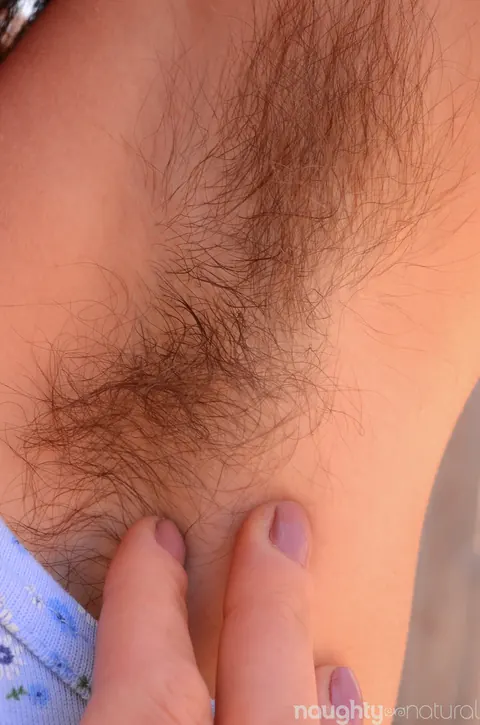 Katie Zucchini: Brunette PAWG in Lingerie Shows Hairy Armpits Outdoors – photo 4 of 21
