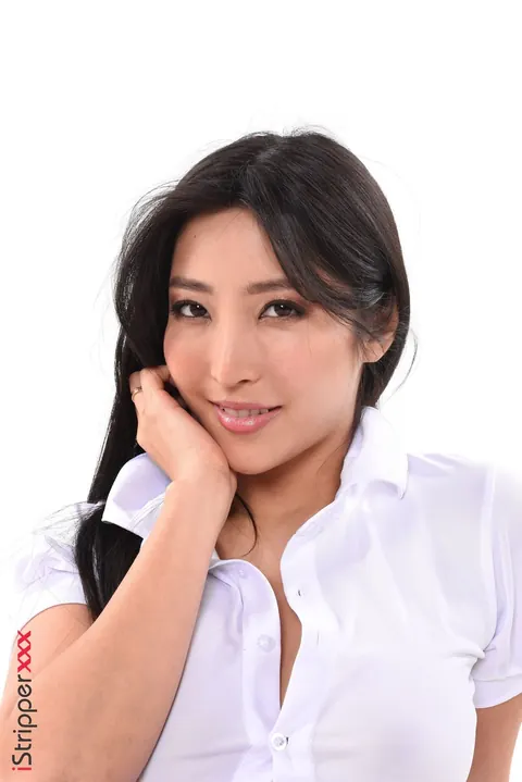 Emiri Momota: Busty Brunette Japanese Woman in Uniform Masturbates with a Dildo – photo 7 of 15
