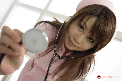 Honami Isshiki: Japanese Redhead MILF Nurse Takes a Facial in Panties – photo 3 of 15
