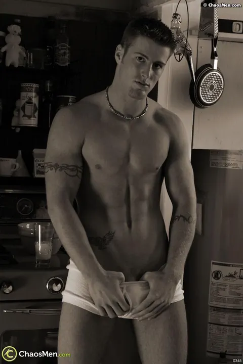 Man Strips Nude and Shows His Big Hard Cock – photo 2 of 21
