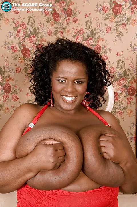 Shar Nitzapanus: African BBW with Big Natural Tits Poses Nude – photo 10 of 16