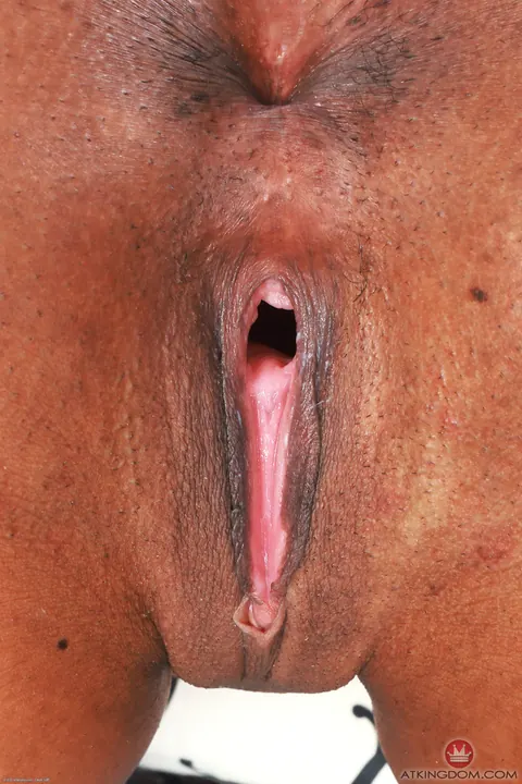 Addis Fouche: Tall Ebony Woman Undresses and Spreads Her Shaved Pussy – photo 20 of 21