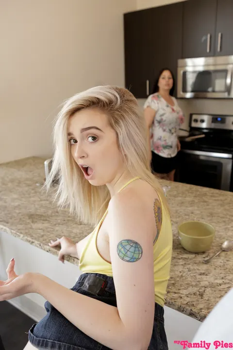 Claudia Monet & Lexi Lore: Skinny Blonde in Panties Gets a Creampie – photo 17 of 18