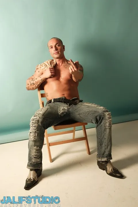 Thick Mature Man Strips Naked and Shows Hard Cock – photo 4 of 21