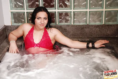 Latina Trans Woman Models Lingerie and Bares Her Body – photo 9 of 16