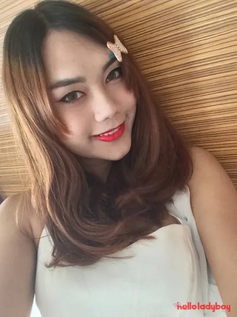 Asian Trans Woman Strips Nude, Poses and Turns for Camera – photo 2 of 21