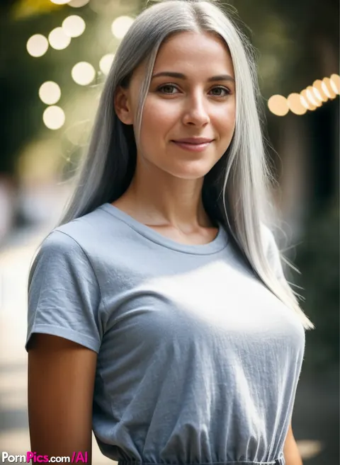 AI-Generated Blonde Poses Nude and Shows Her Tits and Ass – photo 2 of 10