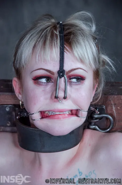 Anna Tyler: Thick Blonde in Panties Endures Dungeon Bondage and Anal – photo 10 of 14