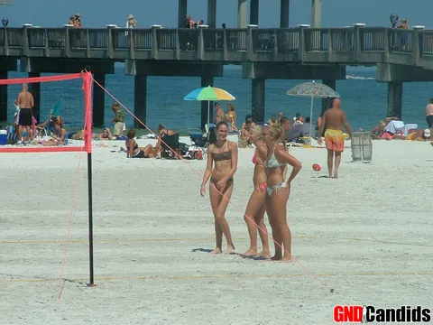 Blonde PAWG in a Bikini Poses on the Beach – photo 9 of 12