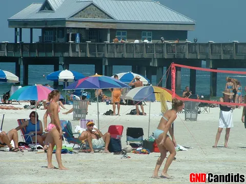 Blonde PAWG in a Bikini Poses on the Beach – photo 12 of 12