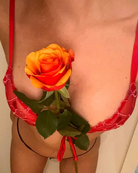 Busty Woman Strips Out of Her Red Lingerie – photo 10 of 19
