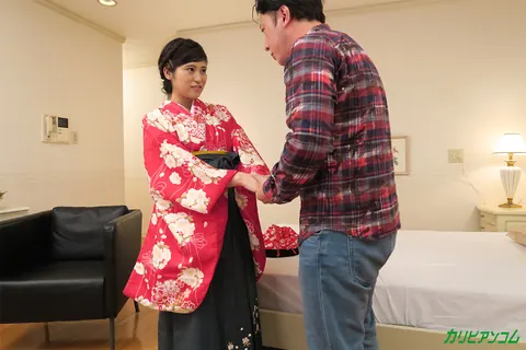 Ema Kato: Japanese Brunette Strips for Toy Play and Takes a Creampie – photo 7 of 20