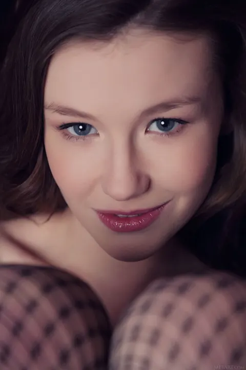 Emily Bloom: Thick Ukrainian Brunette Reveals Her Big Tits and Ass in Pantyhose – photo 9 of 21