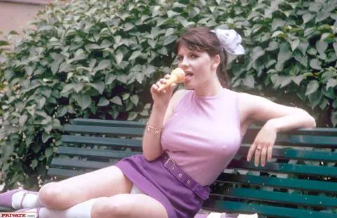 Busty Tourist Shows Her Hairy Pussy Outdoors – photo 8 of 12