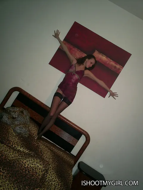 Tall European Brunette in Stockings Fucks and Gets Fingered – photo 1 of 20