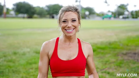 Madison Brite: Athletic Blonde MILF Gets Fucked Outdoors After a Workout – photo 3 of 20
