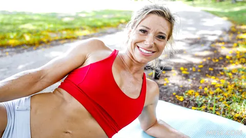 Madison Brite: Athletic Blonde MILF Gets Fucked Outdoors After a Workout – photo 7 of 20