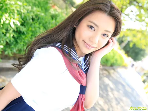 Mei Matsumoto: Japanese Brunette with Big Natural Tits Takes a Creampie Outdoors – photo 2 of 20