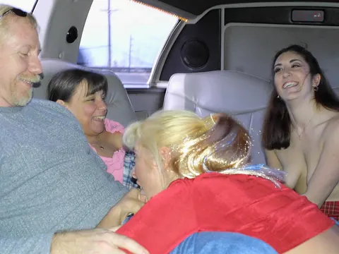 Charity: Busty Latina MILF in Uniform Joins a Car Threesome – photo 15 of 21