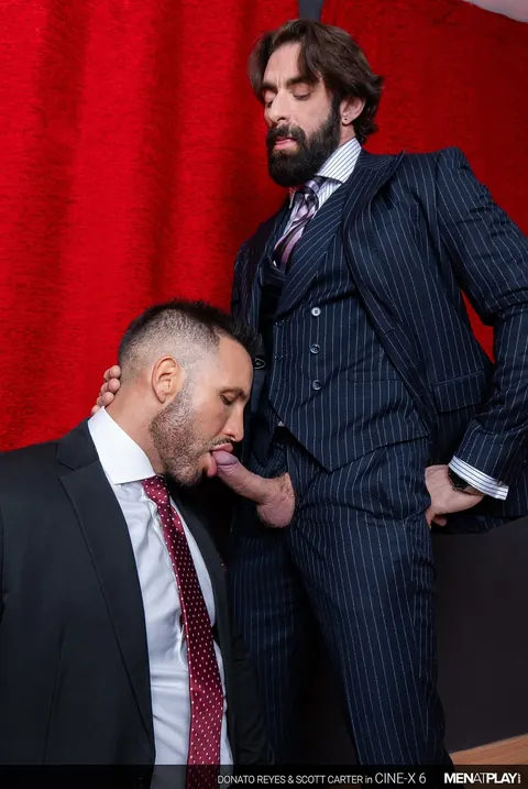 Two Men in Suits Suck Cock and Fuck Bareback Until They Cum – photo 3 of 21