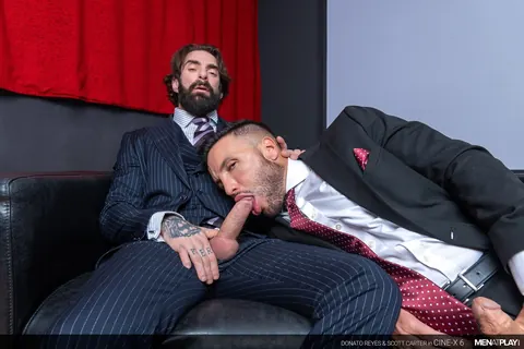 Two Men in Suits Suck Cock and Fuck Bareback Until They Cum – photo 7 of 21