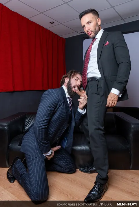 Two Men in Suits Suck Cock and Fuck Bareback Until They Cum – photo 8 of 21