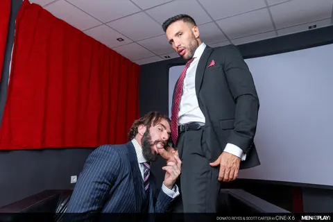 Two Men in Suits Suck Cock and Fuck Bareback Until They Cum – photo 9 of 21