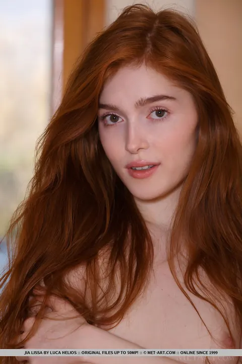 Jia Lissa: Redhead in Leather Lingerie Shows Her Trimmed Pussy – photo 18 of 18