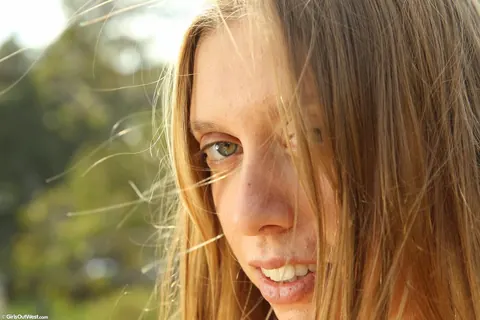 Australian Brunette Strips Nude in the Forest After Soccer – photo 5 of 21