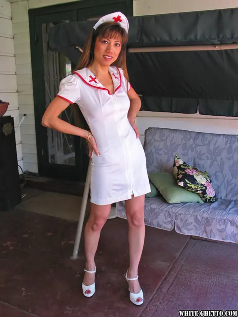 Safire: Thick Asian Brunette Nurse Takes a Gangbang with Double Penetration – photo 1 of 15