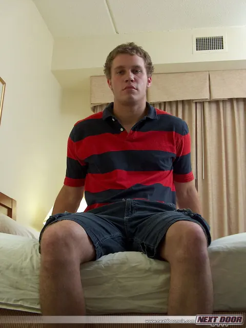 Amateur Guy Strips Nude and Shows His Hard Cock – photo 20 of 21