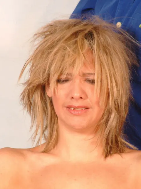 Emma Louisee: British Blonde in Bondage Takes Anal with Clothespins – photo 11 of 16