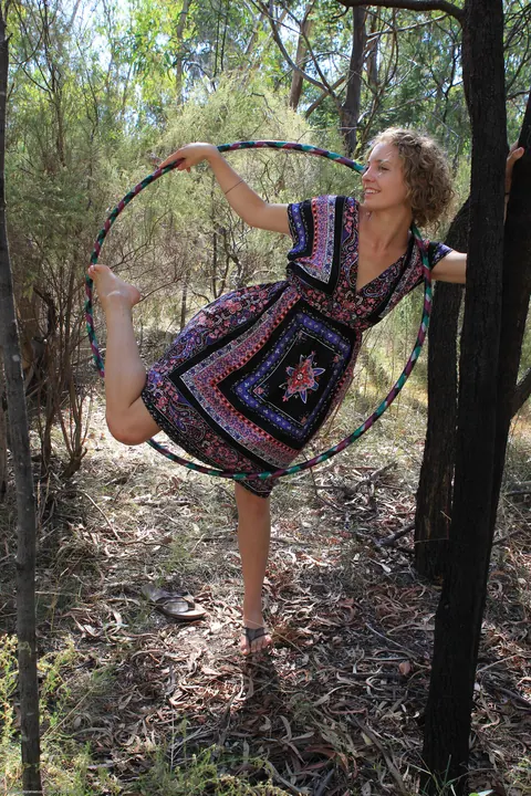 Kara Dashka: Curly Blonde Pulls Panties Aside and Spreads Her Pussy in the Forest – photo 2 of 21
