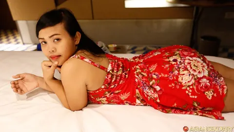 Chubby Chinese Brunette with Big Tits Takes Anal Doggy Style – photo 6 of 19
