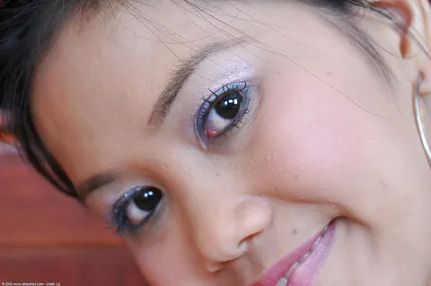 Thick Asian Woman Strips Off Her Uniform and Spreads Her Hairy Pussy – photo 13 of 16
