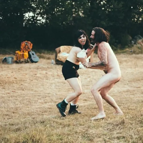 Maria Riot: Busty European Brunette Rides Her Man Outdoors in Nature – photo 5 of 17