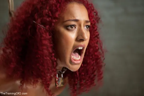 Daisy Ducati: Tall Ebony Redhead in Bondage Spreads Her Pussy – photo 10 of 20