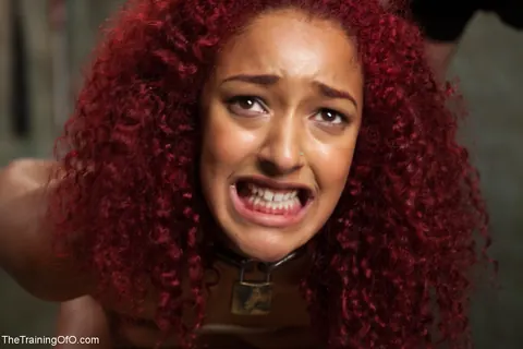 Daisy Ducati: Tall Ebony Redhead in Bondage Spreads Her Pussy – photo 18 of 20