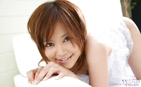 Hitomi Yoshino: Thick Asian Redhead Strips Out of Her Lingerie and Spreads Her Legs – photo 3 of 15