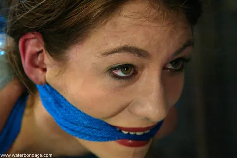 Charlotte Brooke: Brunette Bound in Rope Bondage Poses Nude – photo 10 of 21