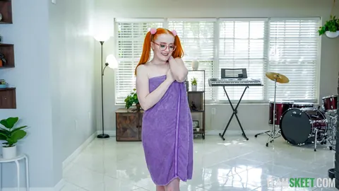 Redhead PAWG in Pigtails Gets Fucked on the Sofa – photo 8 of 21