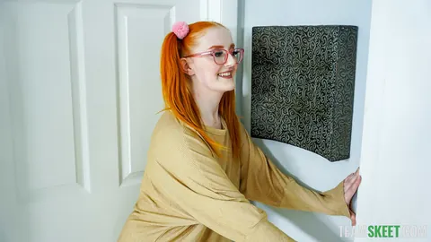 Redhead PAWG in Pigtails Gets Fucked on the Sofa – photo 7 of 21