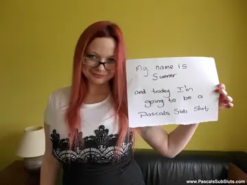 European Redhead MILF Spreads Her Pussy in Stockings