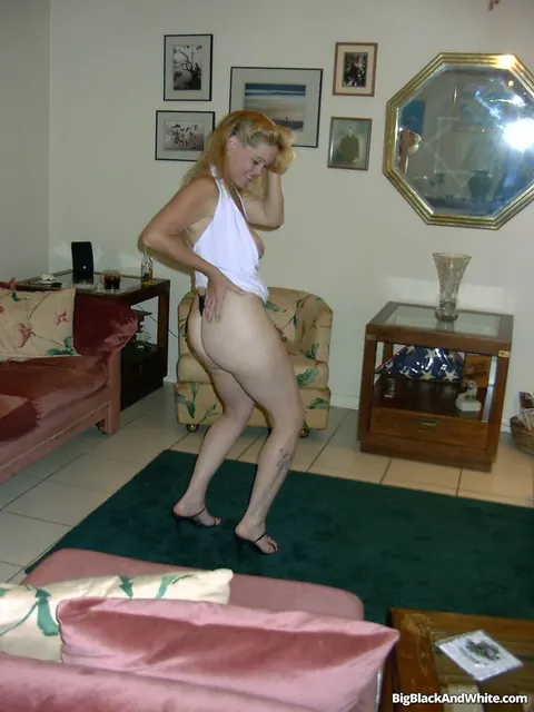 Thick Blonde in a Dress Has Interracial Sex with a Black Man – photo 13 of 20