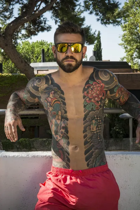 Katana: Curvy Asian Brunette Fucks Tattooed Man – photo 21 of 21