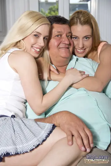 Nesty – Petite Blonde Sucks Cock and Rides Him in a Threesome