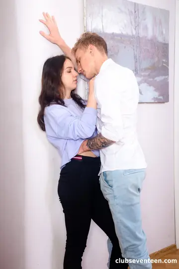 European Woman Fucks Her Partner and Takes a Cumshot